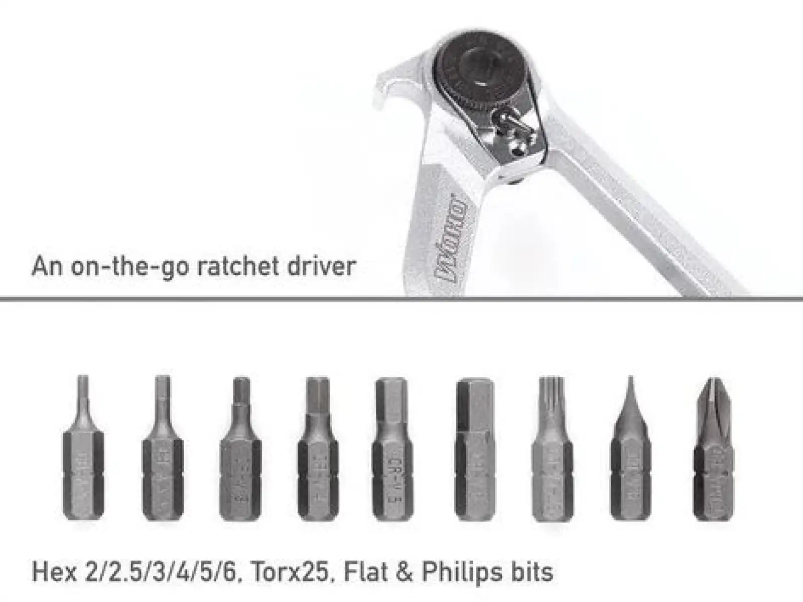 Woho WOKit 2.0 Bikepacking tools toolset Silver