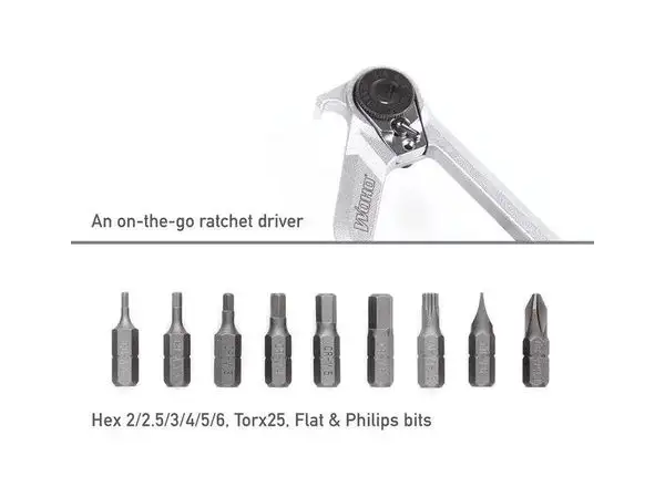 Woho WOKit 2.0 Bikepacking tools toolset Silver
