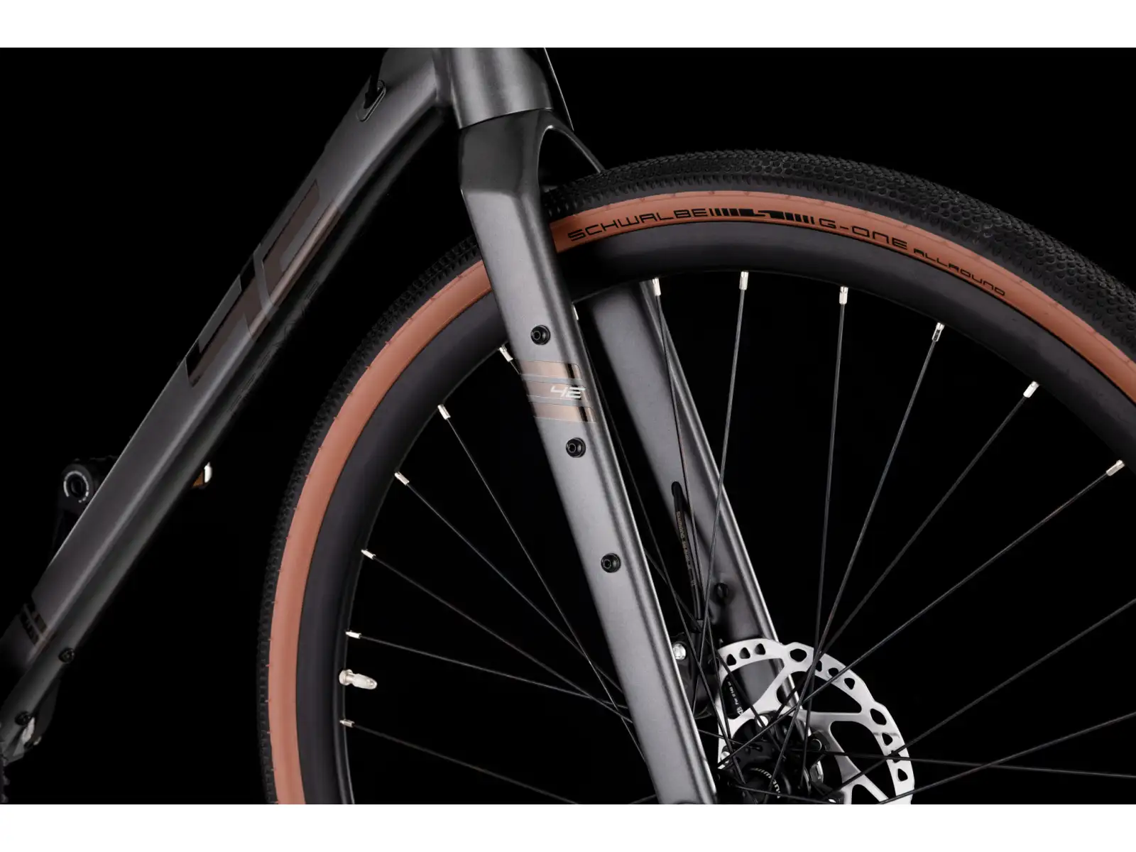 4Ever Gromvel Race gravel bike Titan matt