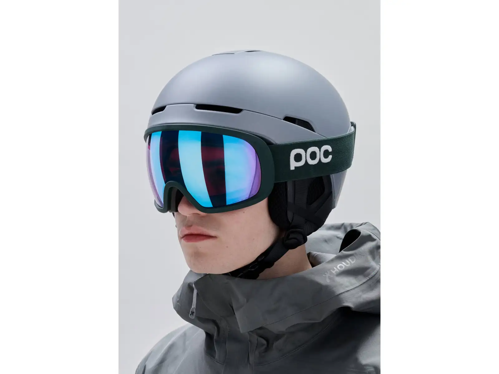 POC Obex MIPS ski helmet Granite Grey Matt