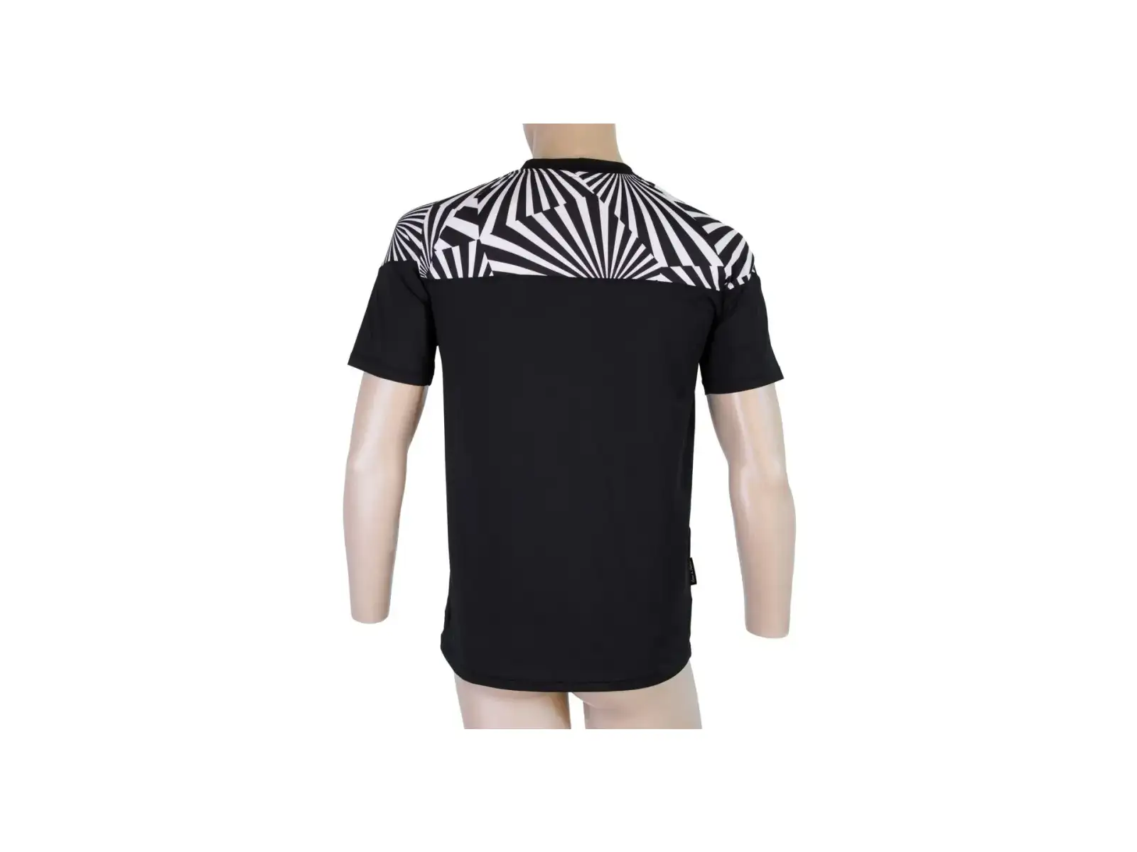 Sensor Coolmax Impress men's T-shirt short sleeve black/Geometry