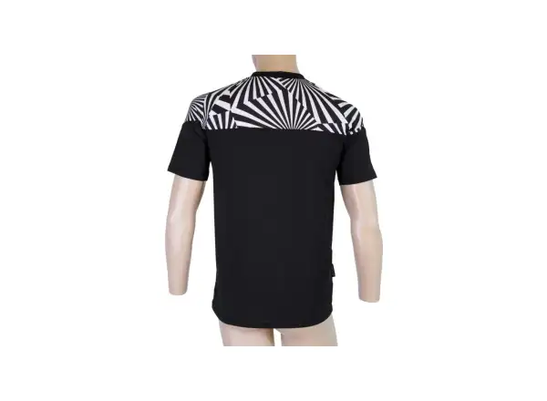 Sensor Coolmax Impress men's T-shirt short sleeve black/Geometry
