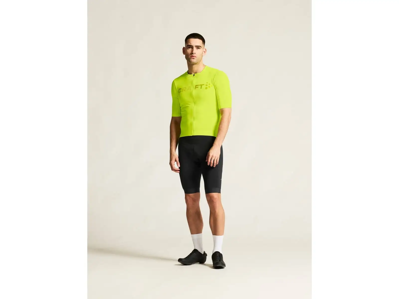 Craft Endur Logo men's jersey short sleeve yellow