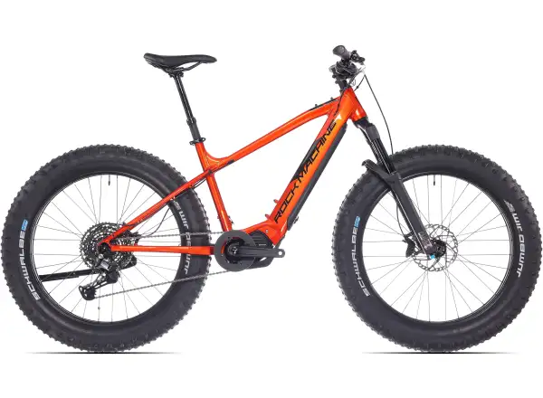 Rock Machine VYÖRY e90-26 fatbike electric bike Metallic Orange/Black SAMPLE
