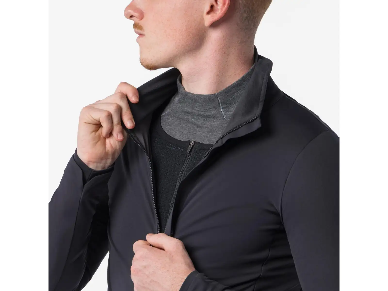 Castelli Alpha 150 Jacket men's jacket Light Black/Black