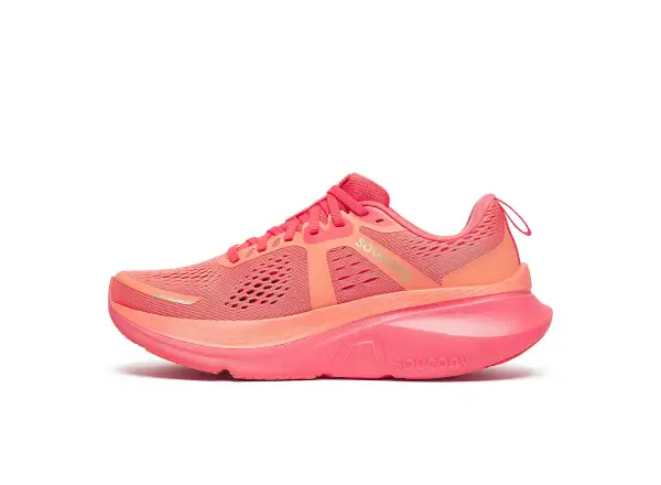 Saucony Guide 18 women's running shoes salmon/coral