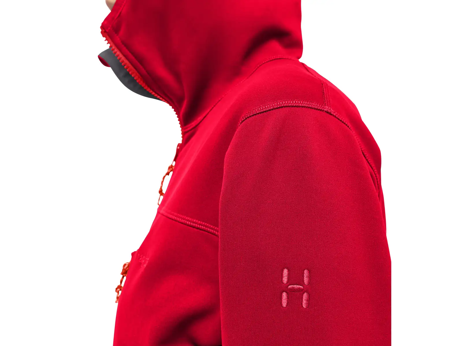 Haglöfs Rosson Mid women's sweatshirt red