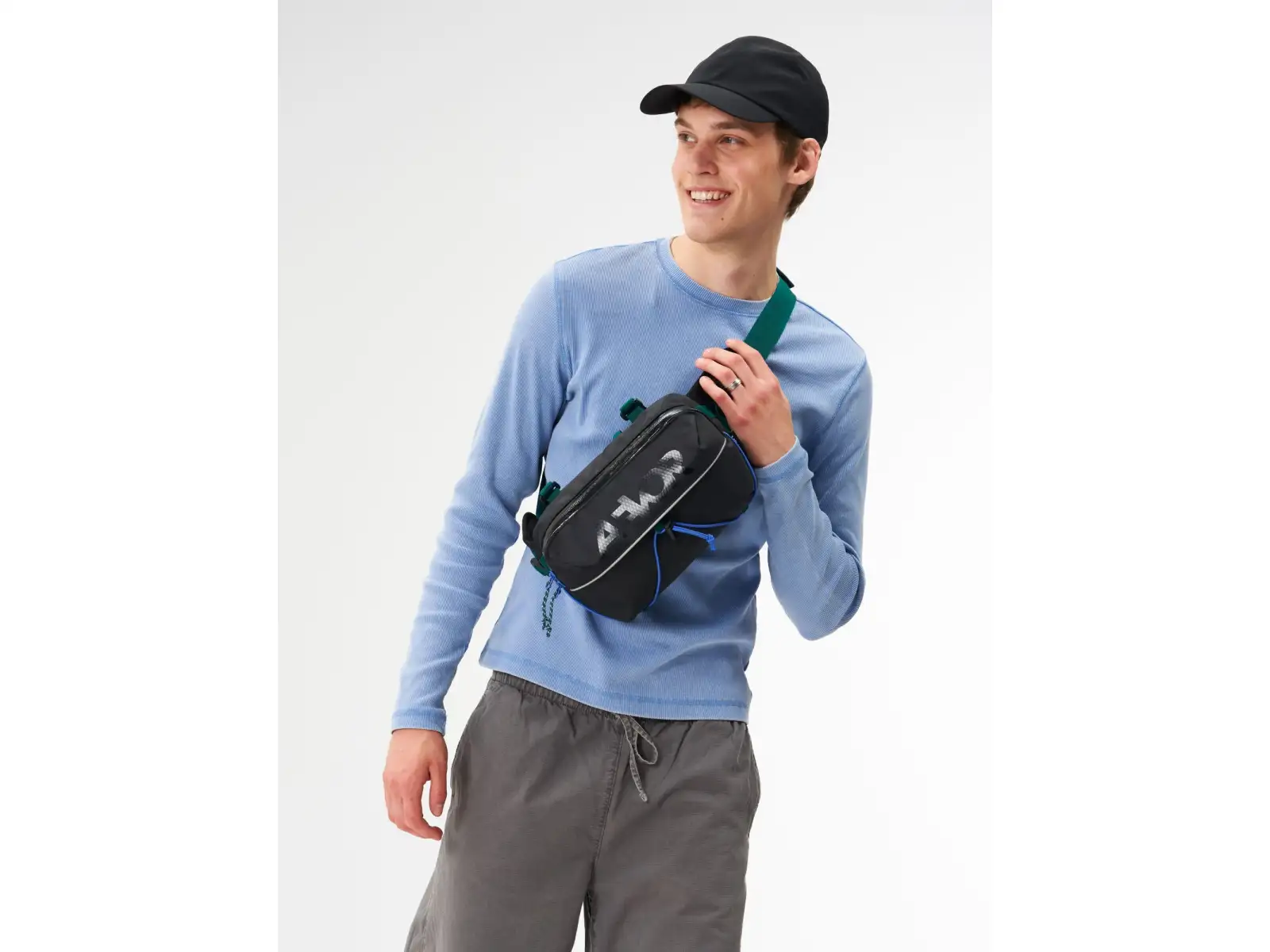 Aevor taštička přes rameno/ledvinka/cyklo řídítka AEVOR Bar Bag PROOF DUAL DIP AQUA DRIFT