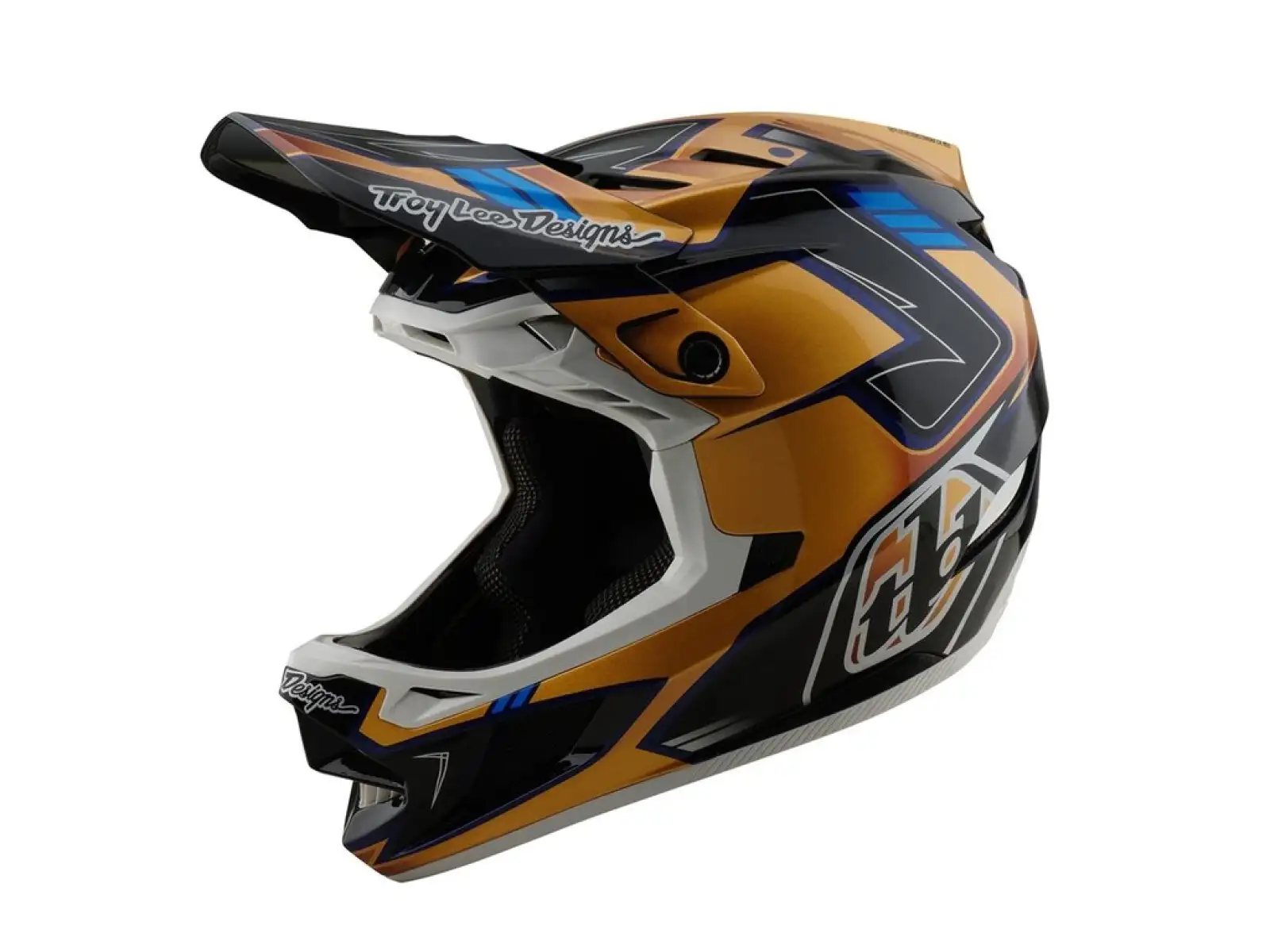 Troy Lee Designs D4 Composite full-face helmet Royalty Black/Gold