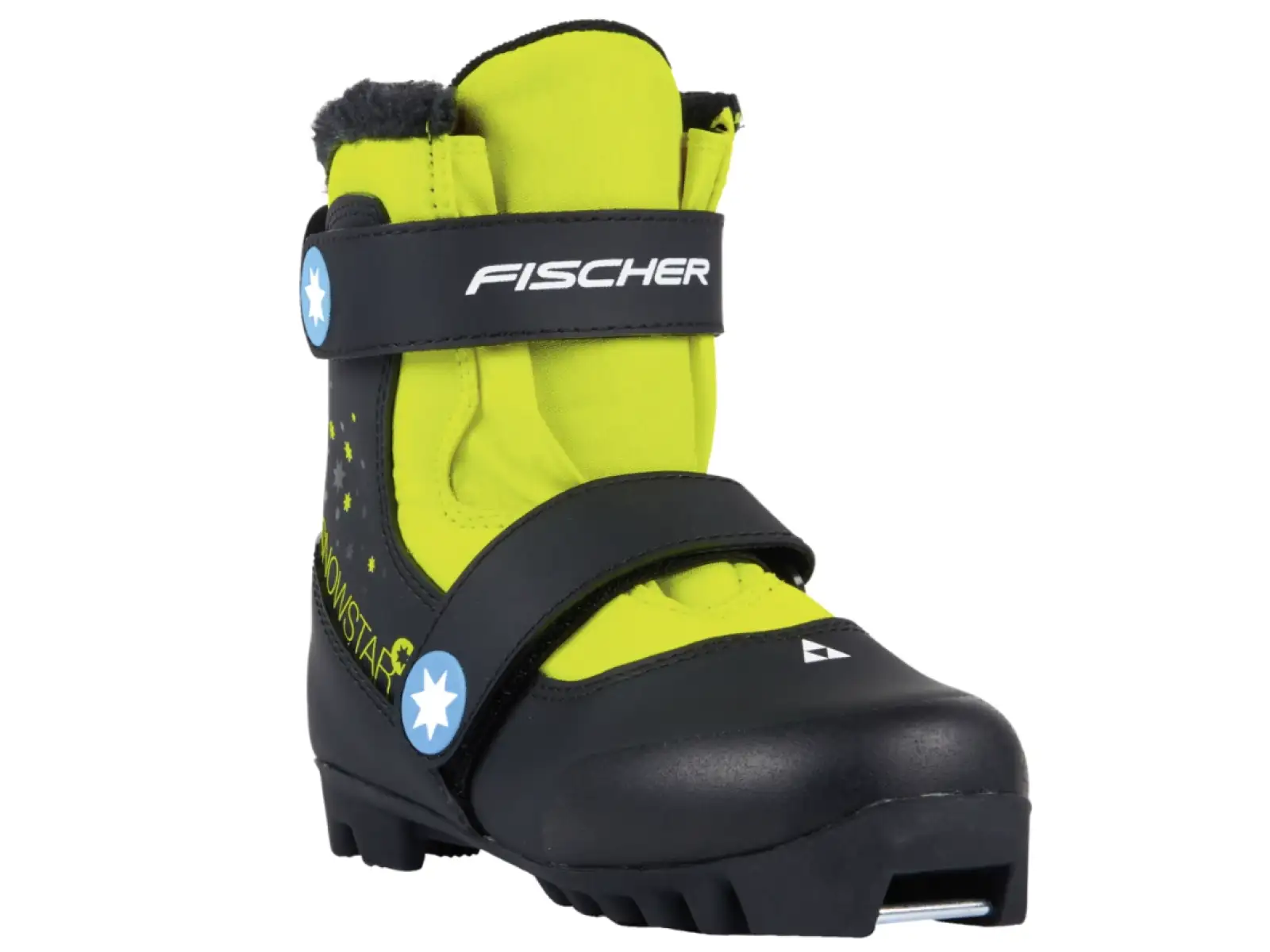 Fischer Snowstar children's cross-country ski boots Black/Yellow