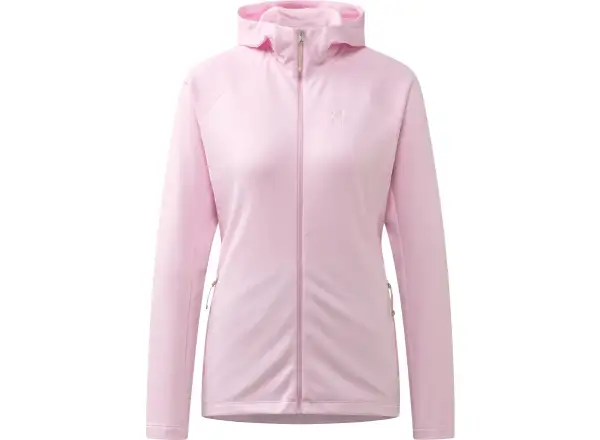 Haglöfs Korp Mid Hood women's sweatshirt Fresh Pink