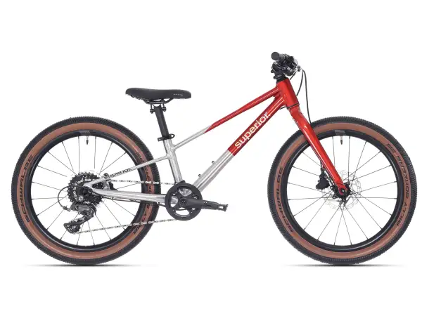 Superior TEAM 20 kids bike Gloss Brushed Alu / Red