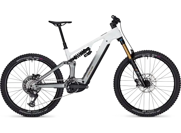 Focus SAM2 6.9 600 Wh full-suspension e-bike White/Steelgrey