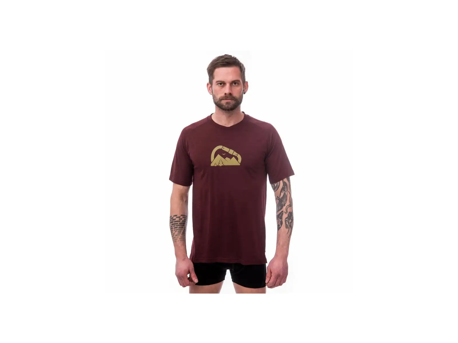 Sensor Merino Air PT Summit men's t-shirt short sleeve Red