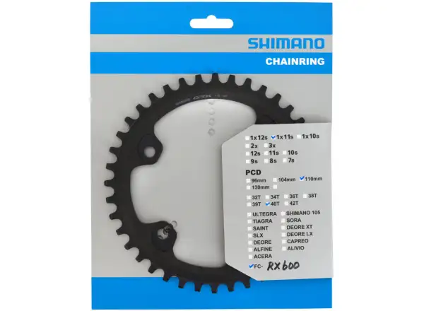Shimano GRX FC-RX600 1x11-speed Chainring 40 Teeth