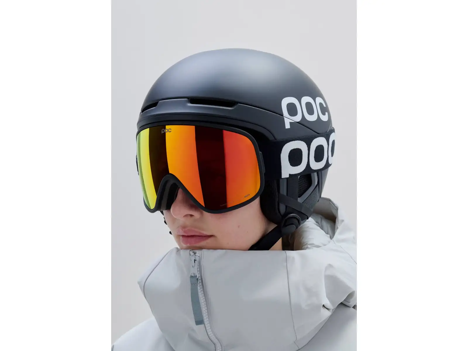 POC Vitrea Mid ski goggles Uranium Black/Partly Sunny Orange