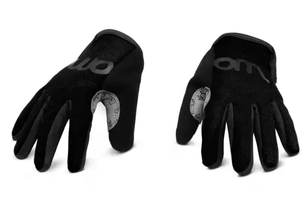 Woom 5 children's gloves black size 5 (11.5 cm)