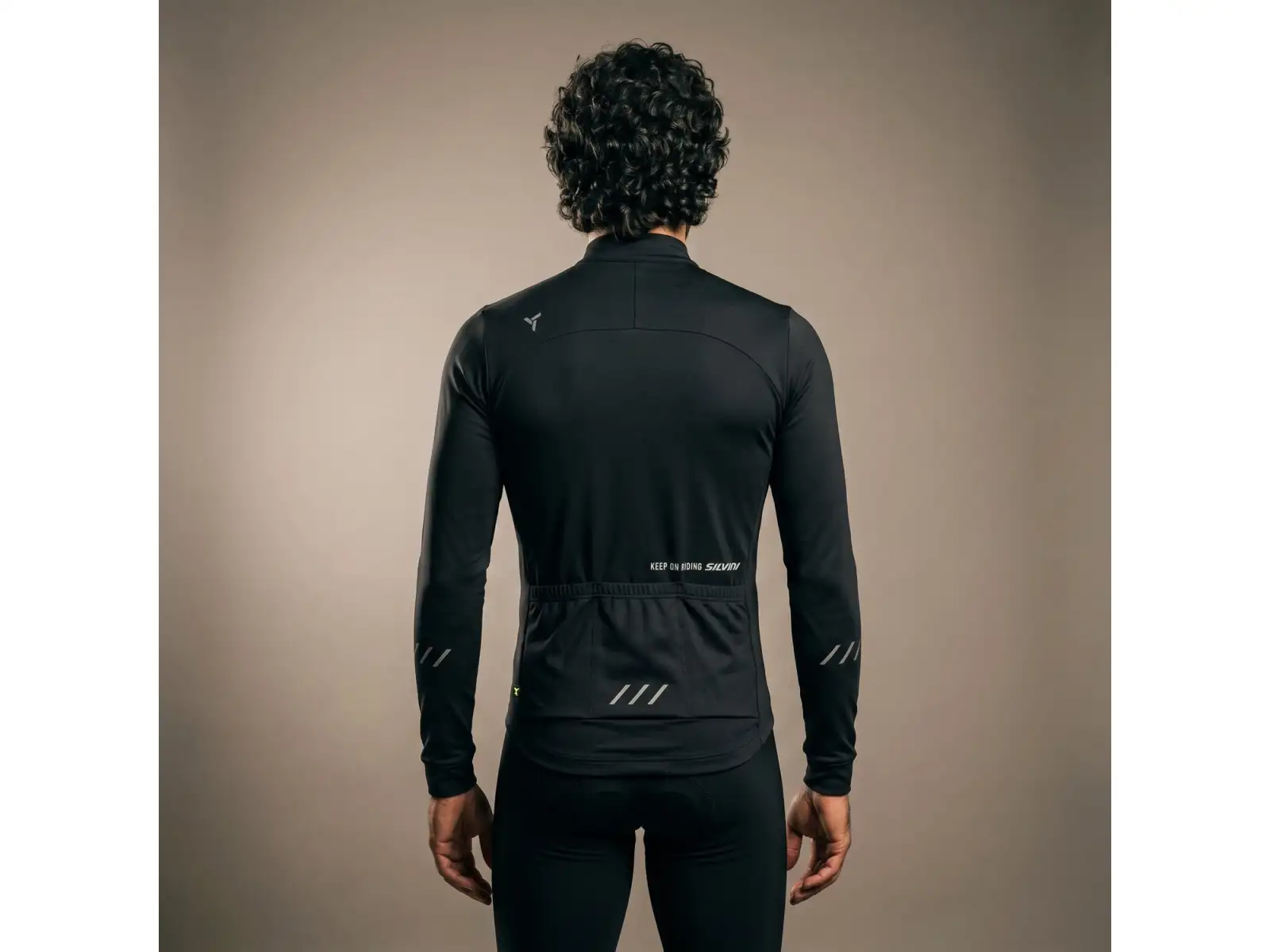 Silvini Varanio men's jersey long sleeve Black