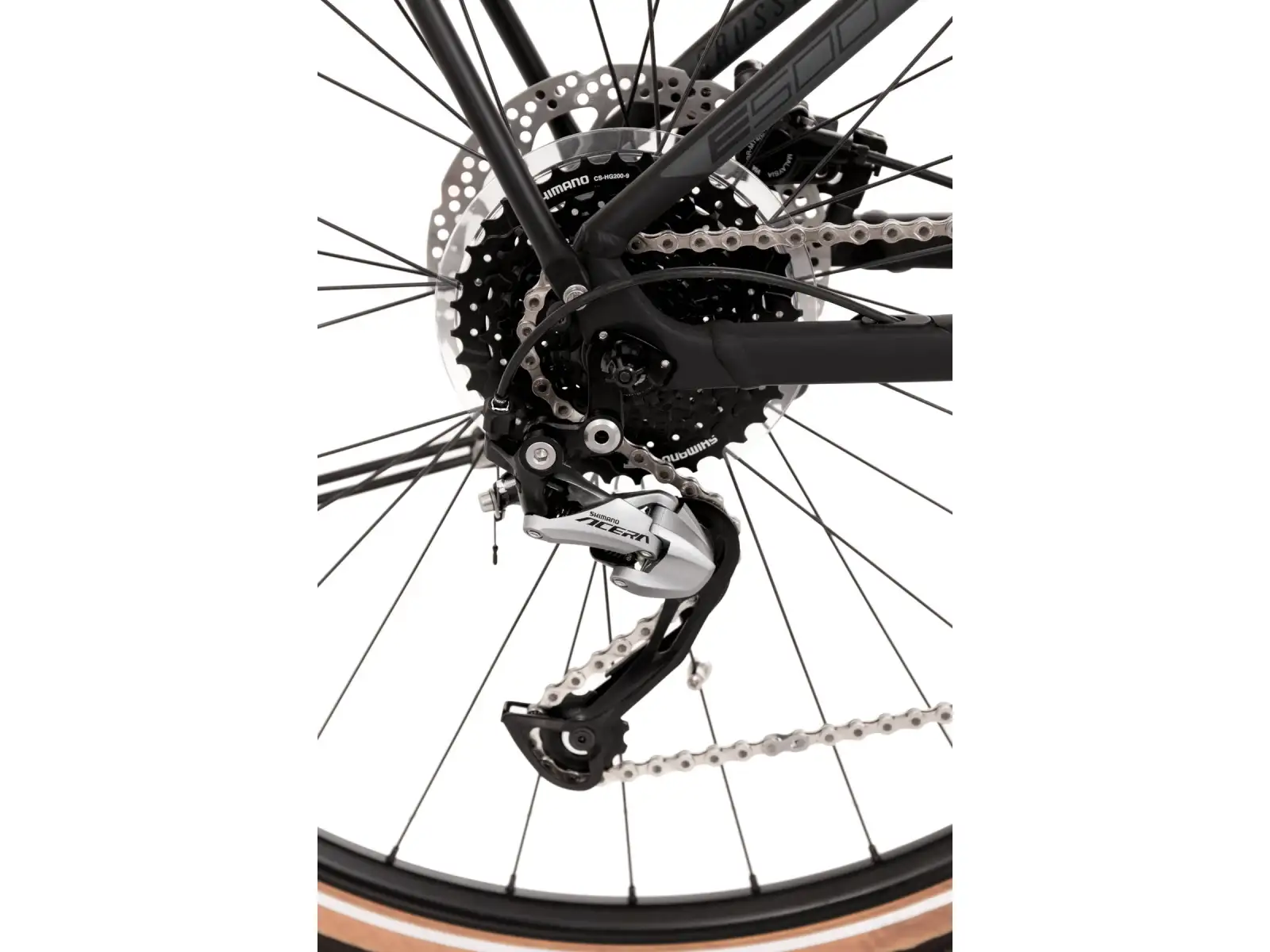Rock Machine Crossride e500 B Touring hybrid e-bike Matte Black/Grey