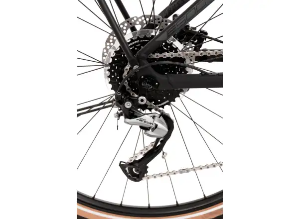 Rock Machine Crossride e500 B Touring hybrid e-bike Matte Black/Grey
