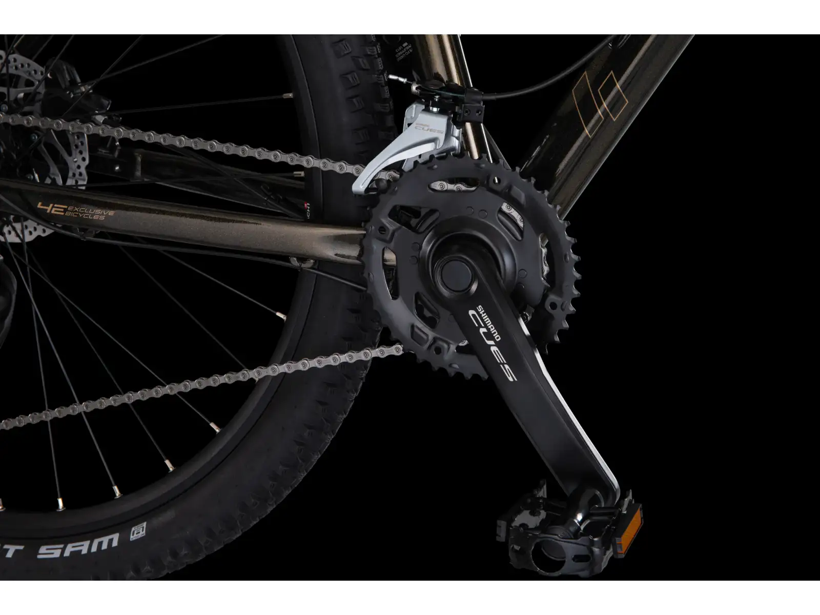 4Ever Frontbee XCM 29" mountain bike Gold galaxy