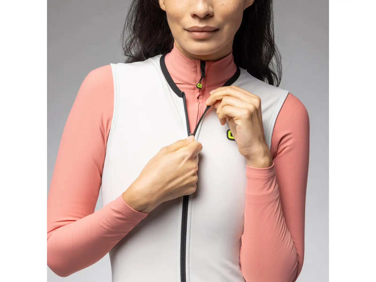 Alé PR-E Thermo 2.0 women's cycling vest Stucco