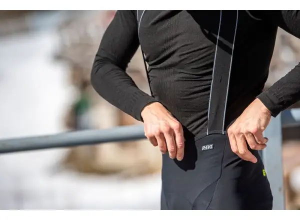 Alé R-EV1 Nordik Plus men's winter bib tights with pad Black