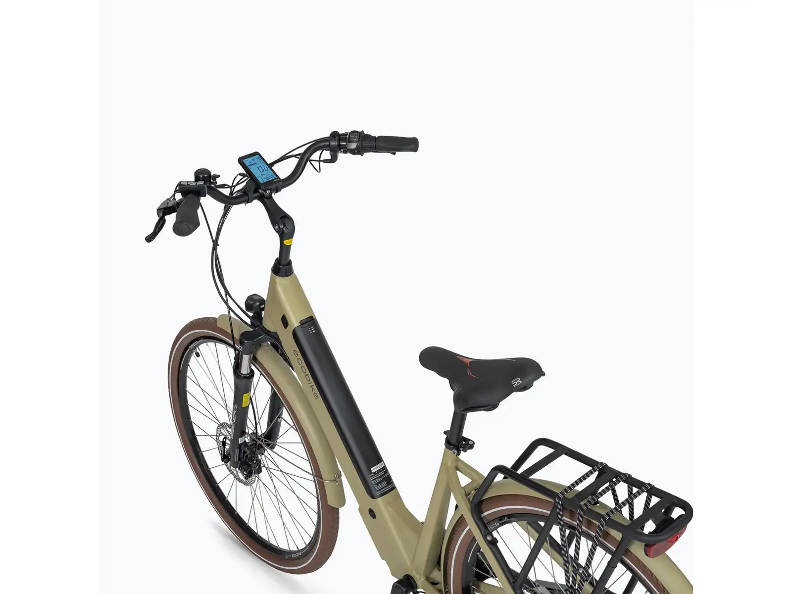 Ecobike X-City city e-bike 468 Wh Cappuccino