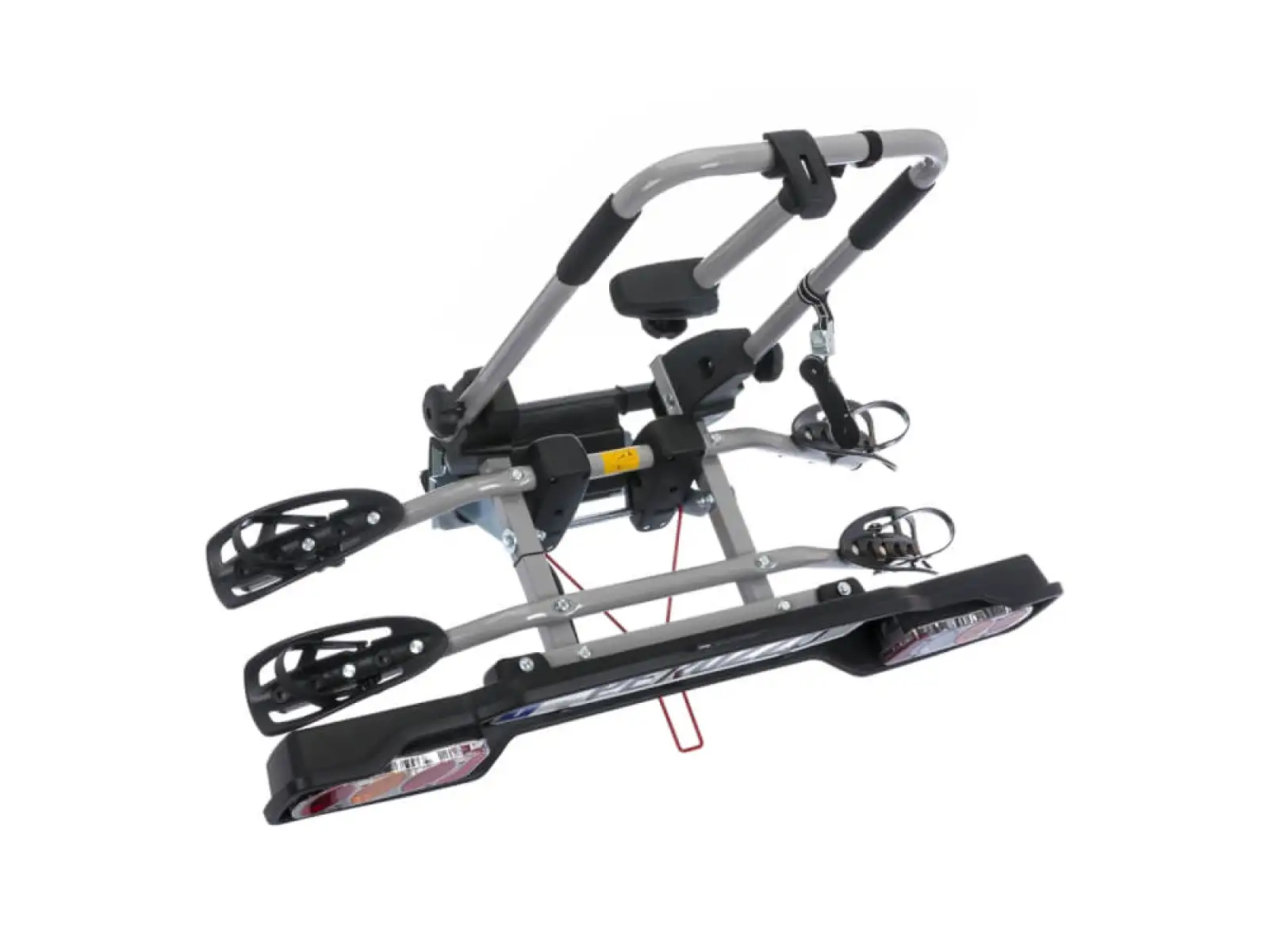 Peruzzo Parma carrier on towbar for 2 bikes Ash Grey