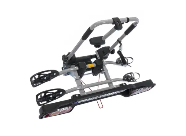 Peruzzo Parma carrier on towbar for 2 bikes Ash Grey
