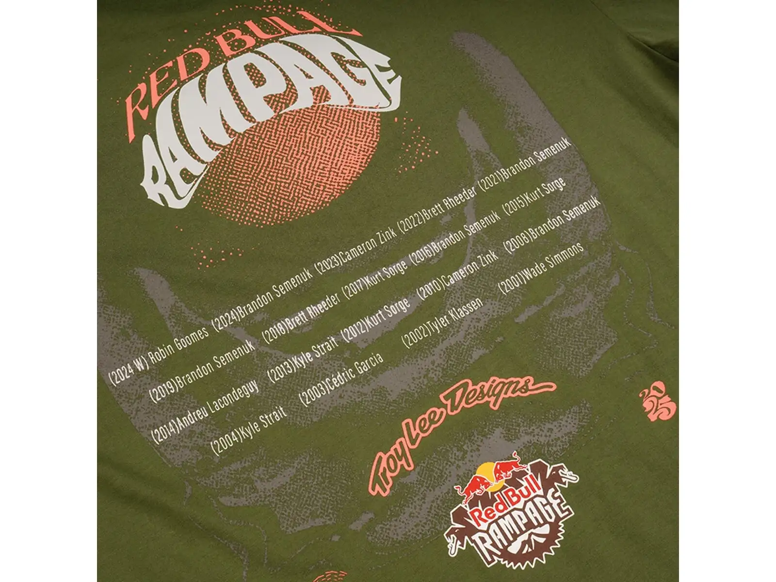 Troy Lee Designs x Red Bull Rampage Intergalactic men's short-sleeve t-shirt Ranger