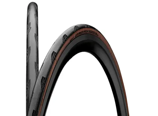 Continental GrandPrix 5000 S TR 27.5" road tire kevlar black/transparent