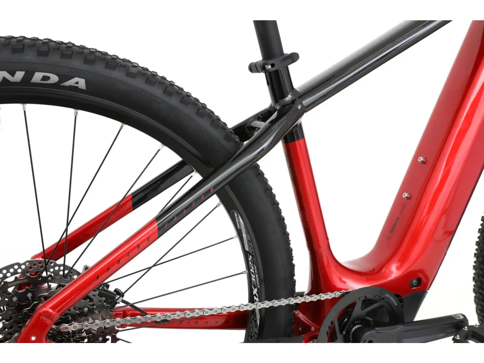 Apache Falcon 2 Bosch CX 800 Wh mountain e-bike red
