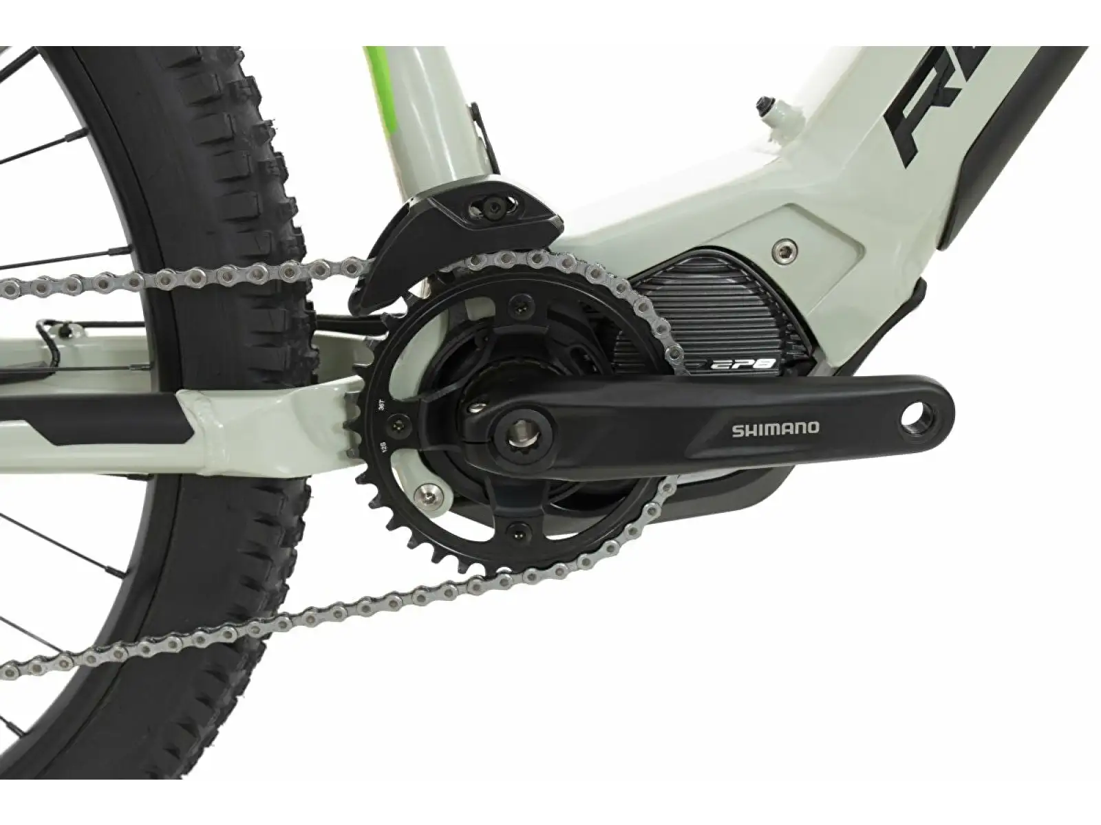 Rock Machine Blizz TRL e90-297 Grey/Green mountain e-bike