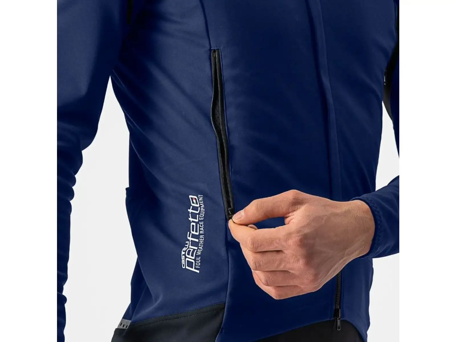 Castelli Perfetto RoS 2 men's jacket Belgian Blue