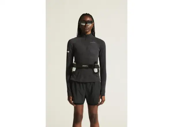 Craft ADV SubZ Wool women's running shirt long sleeve black