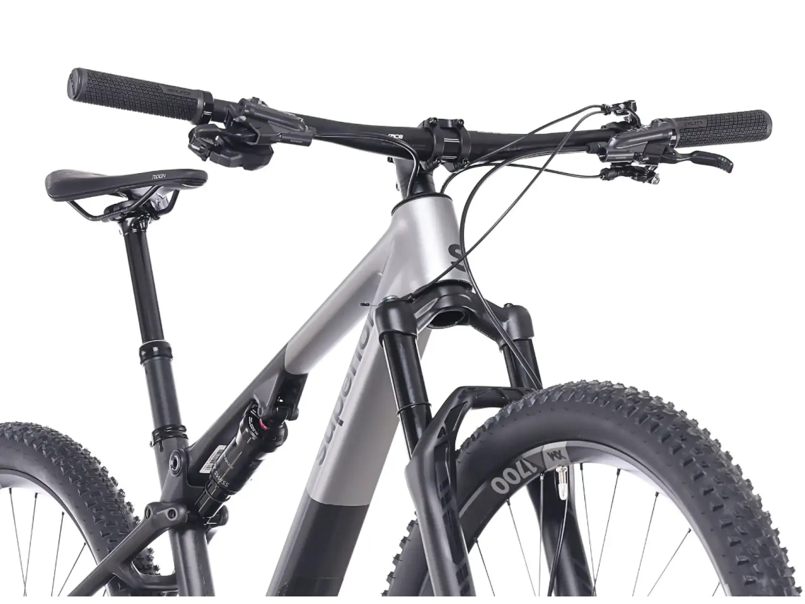 Superior XF 9.7 RC full suspension bike Matte Carbon/Smoke Chrome