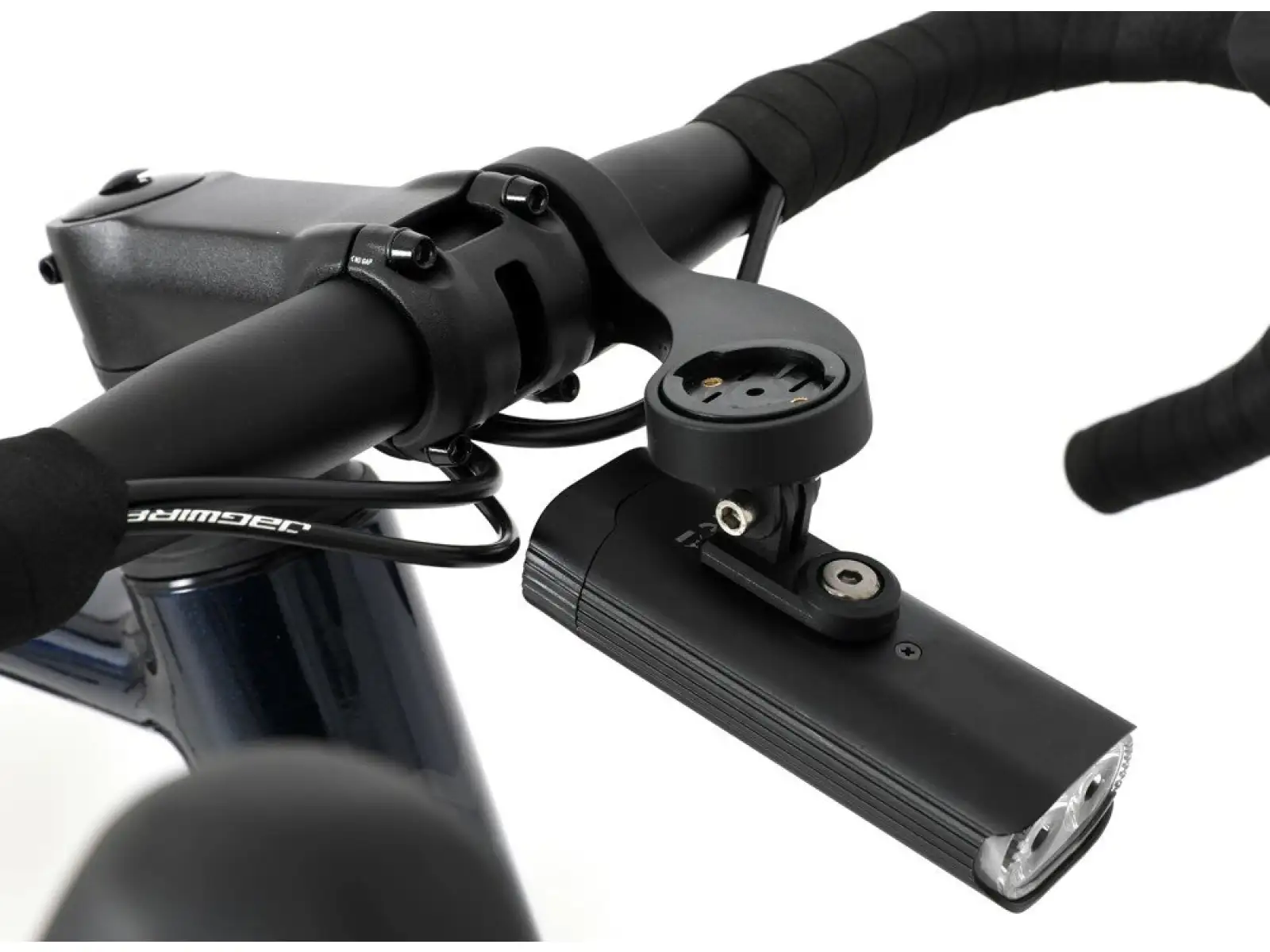 MAX1 holder for Garmin/Sigma ROX computer and light on handlebars