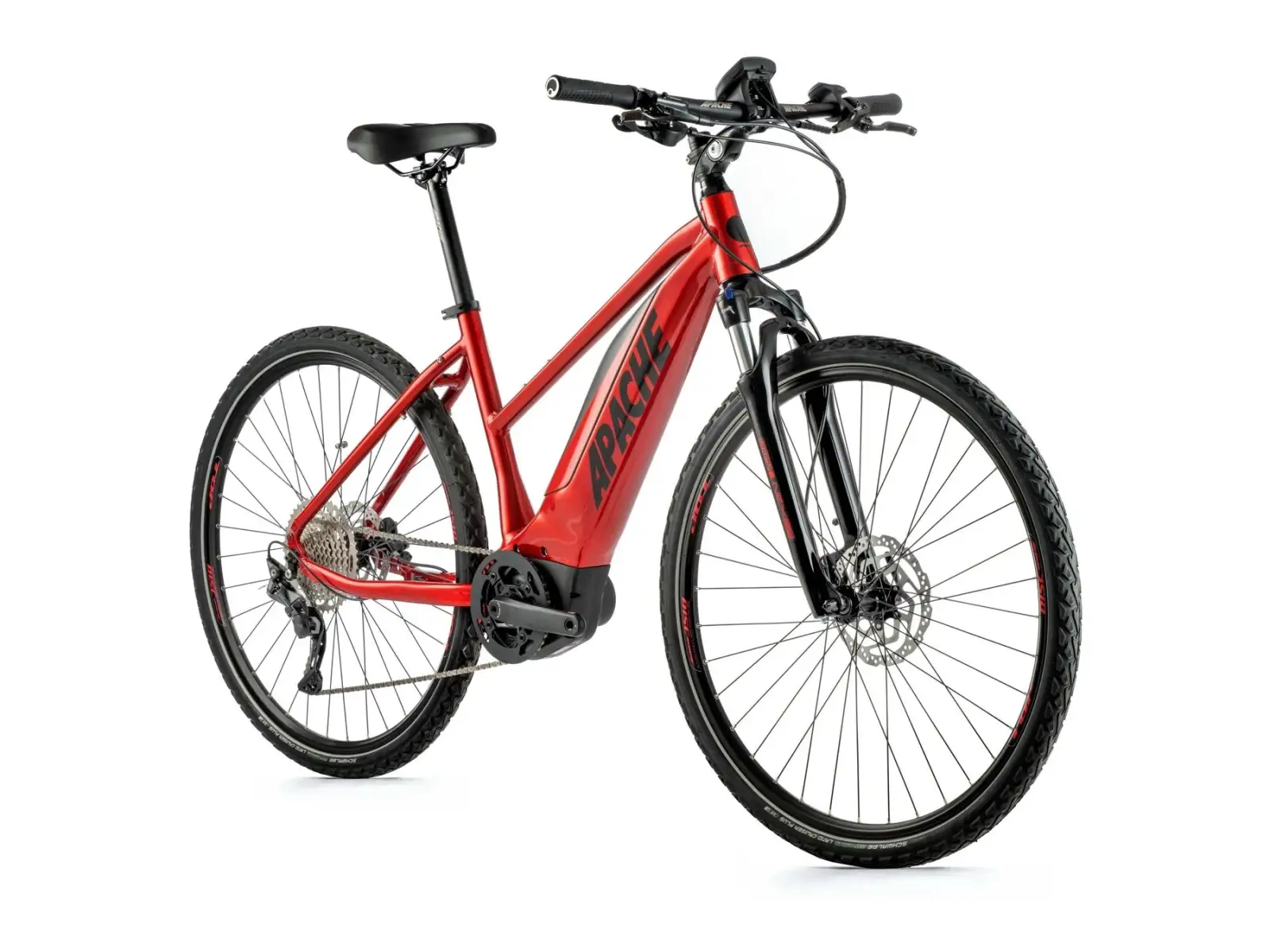 Apache Matta 1 Bosch women's cross electric bike red