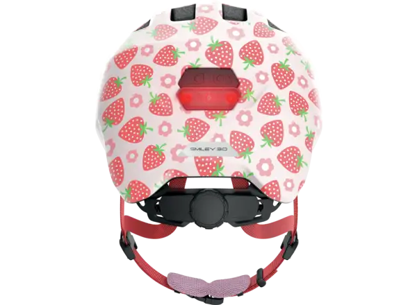 Abus Smiley 3.0 LED kids helmet Strawberry