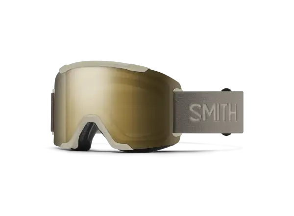 Smith Squad ski goggles Chalk / ChromaPop Sun Black Gold Mirror (2 lenses)