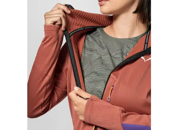 Salewa Pedroc 3 Hooded women's sweatshirt Etruscan Red