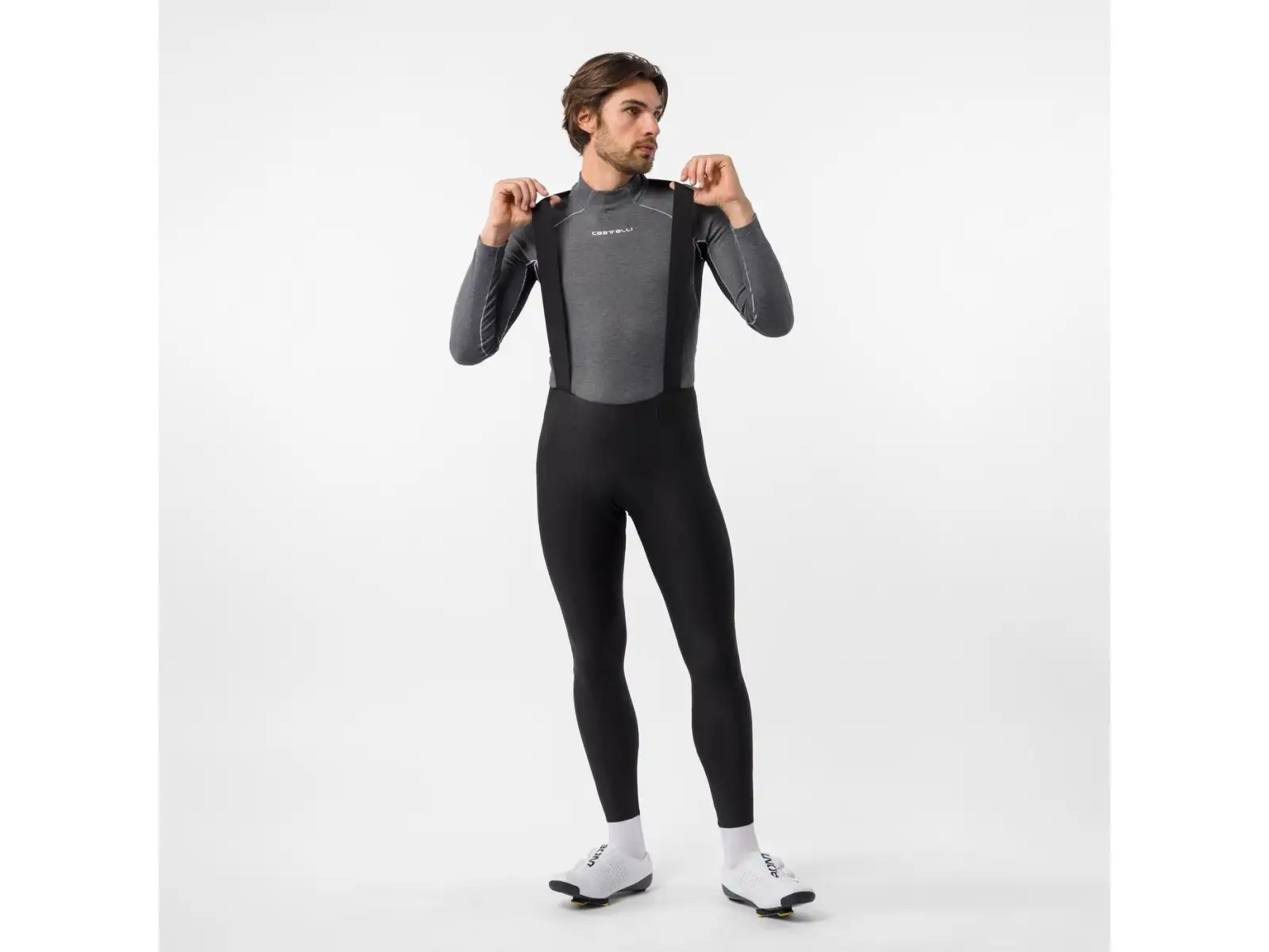 Castelli Sorpasso Pro men's bib pants with pad Black