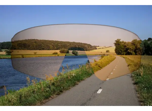 Force Mantra replacement lens mirrored gold