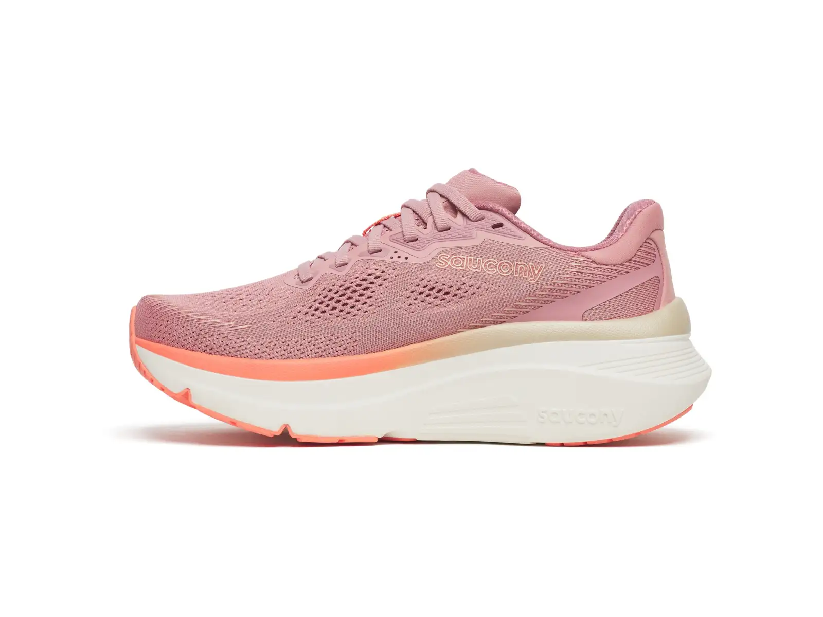 Saucony Guide 19 women's running shoes Mauve/Salmon