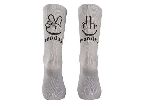 Northwave Sunday Monday cycling socks Light Grey
