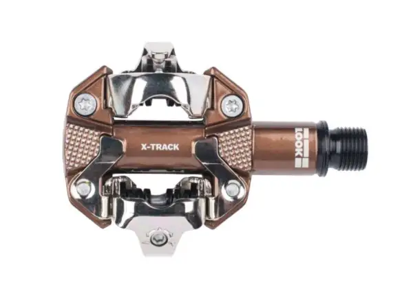 Look X-TRACK Gravel clipless pedals brown