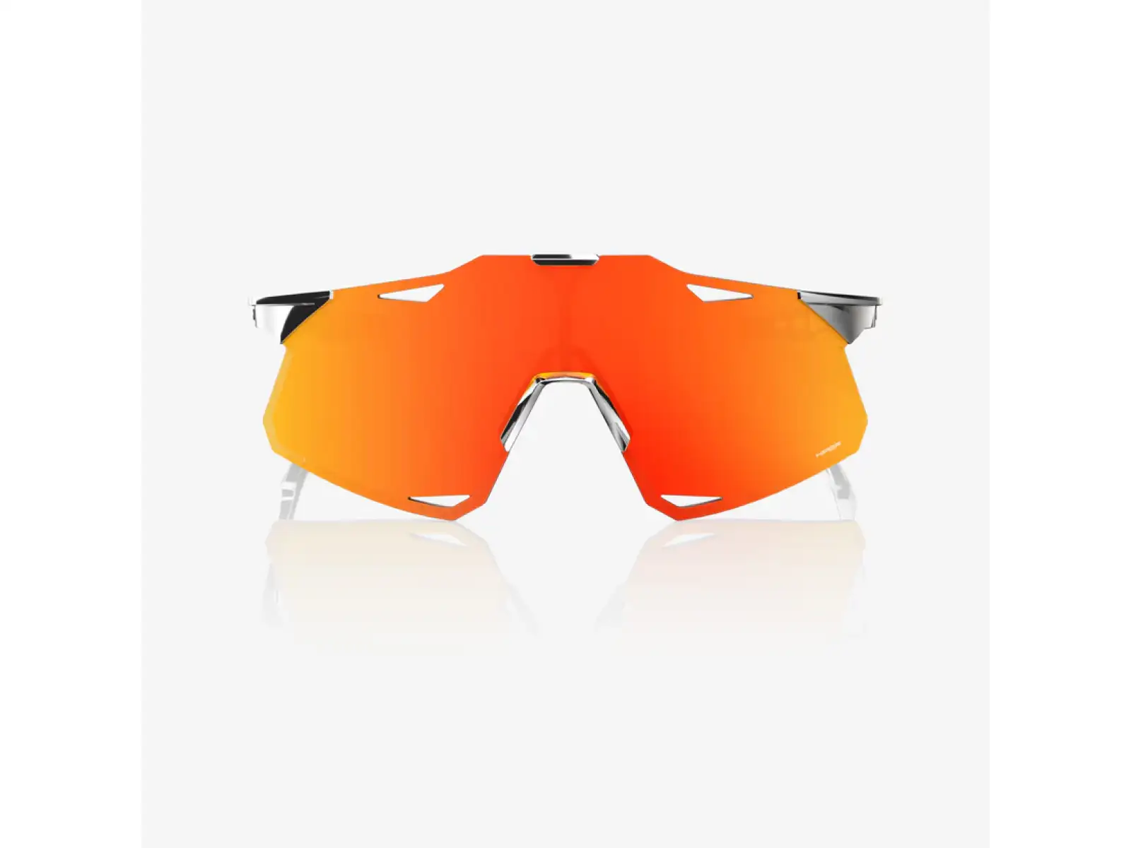 100% Hypercraft glasses Black Chrome/HiPER Red Mirror