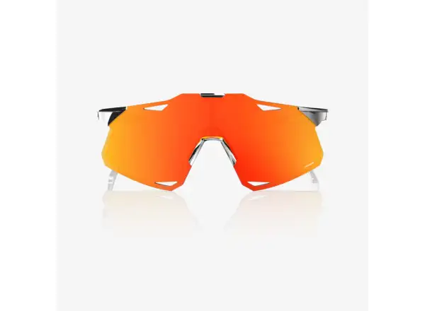 100% Hypercraft glasses Black Chrome/HiPER Red Mirror