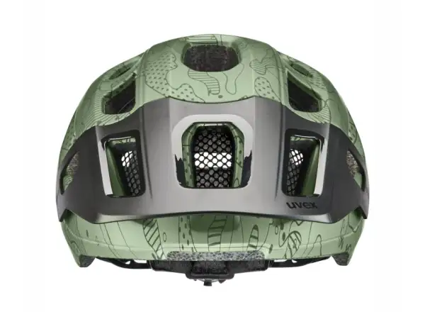 Uvex React Jr. children's helmet Moss Green/Altim Matt